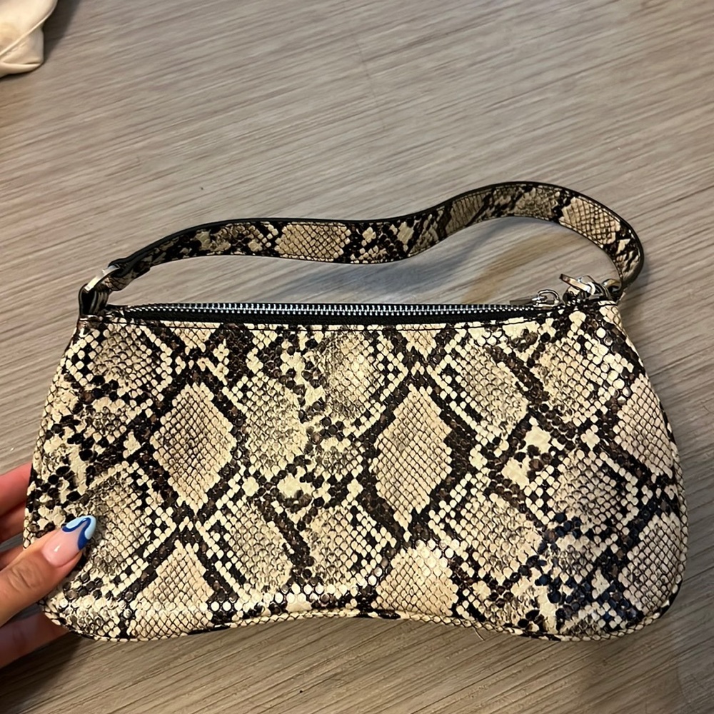 JW PEI snakeskin handbag